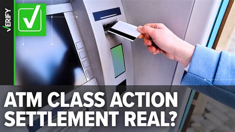 6 level 2 4 mo. . Atm surcharge class action settlement email
